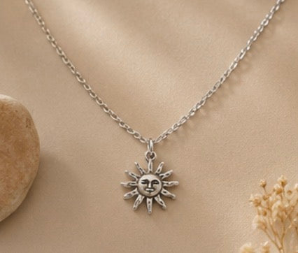 Sunshine silver necklace ￼