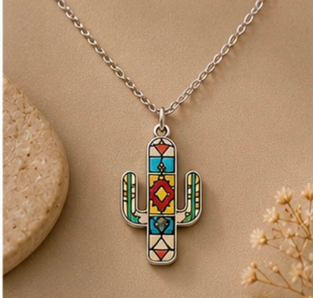 Cactus necklace