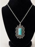 Turquoise pendant necklace